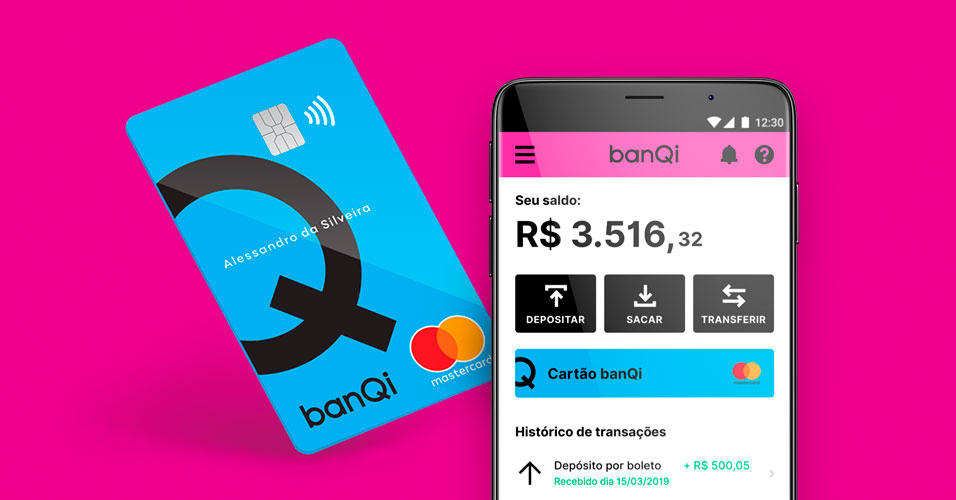 BanQi Grupo das Casas Bahia lança conta digital voltada para população de classe baixa